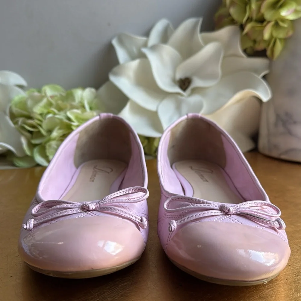 Delman Willa Quilted Ballet Flat in Pink Leather - Picture 4 of 16
